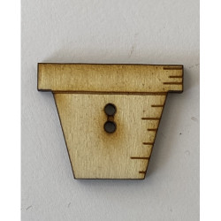 Flower pot buttons