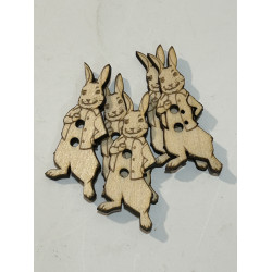 Rabbit buttons
